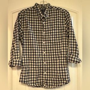 J Crew Plaid Button Down Size S Flex Washed Shirt